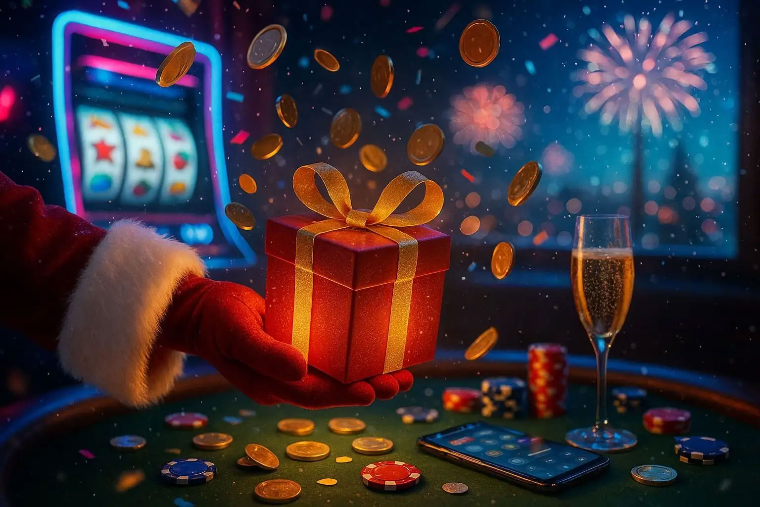 Promoções de Ano Novo no v16bet